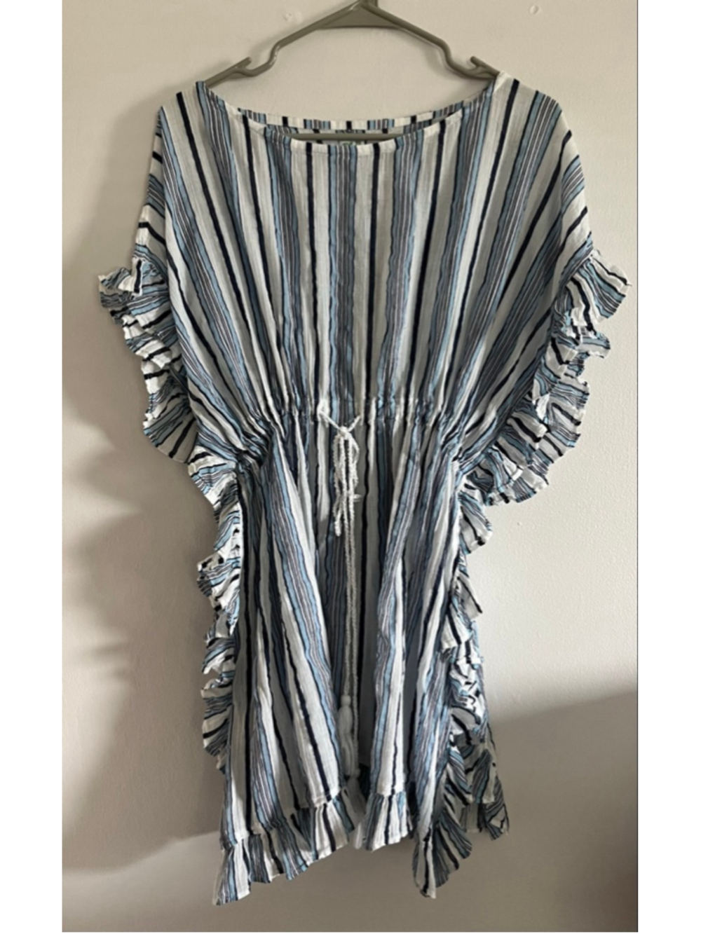 Aerie lightweight cotton striped cover up XS